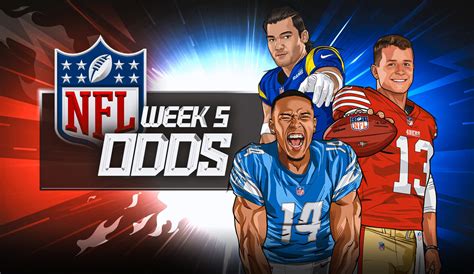 NFL Week 5 Odds With Point Spreads Moneylines and Totals.